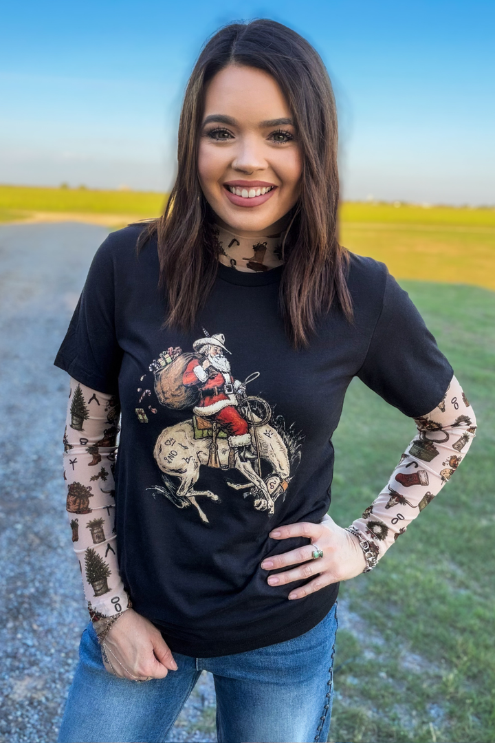 Christmas In Cowtown Tee