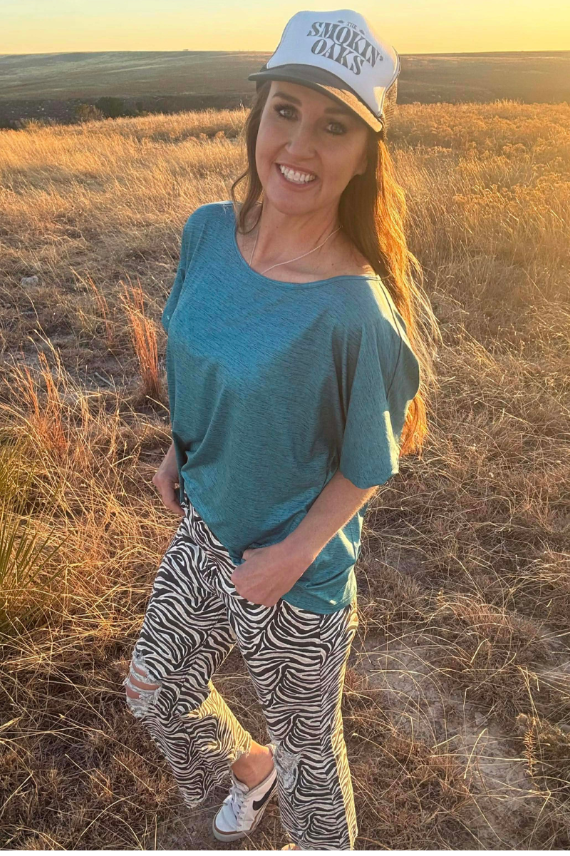 Fishin In The Dark - Heathered Turquoise