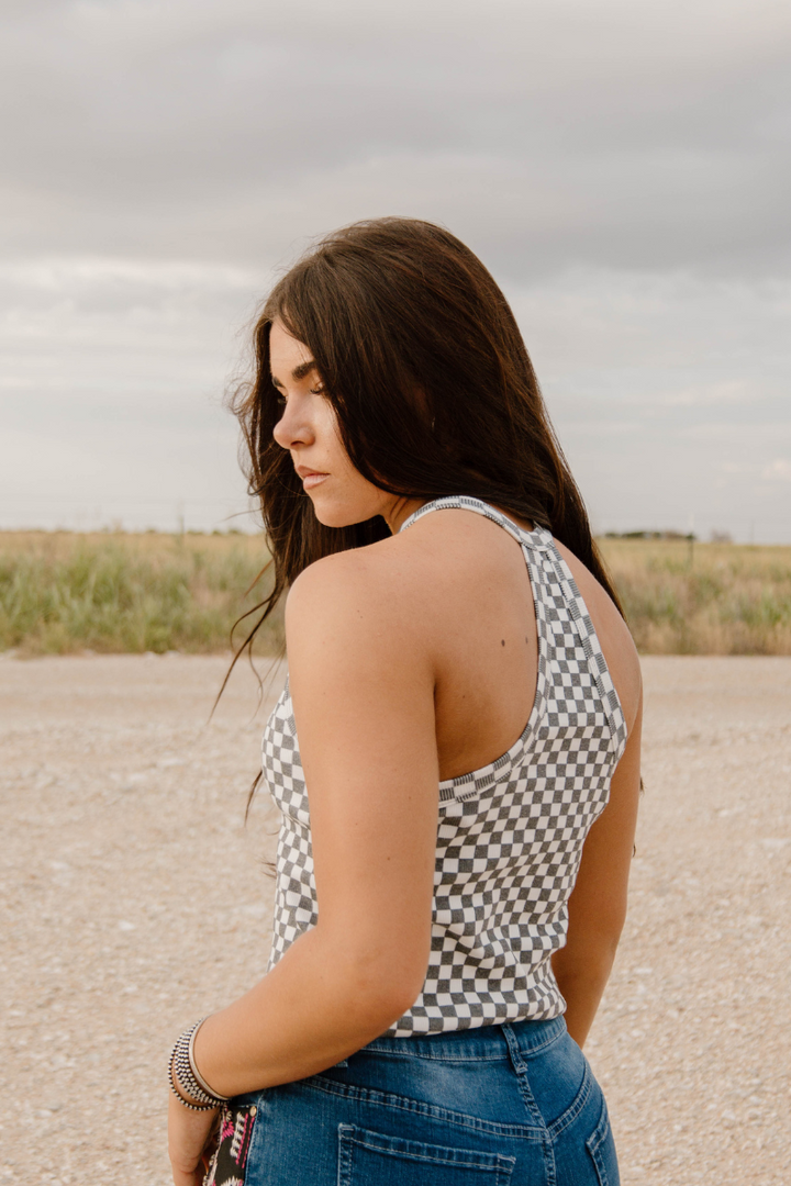 Check On Me Tank Top