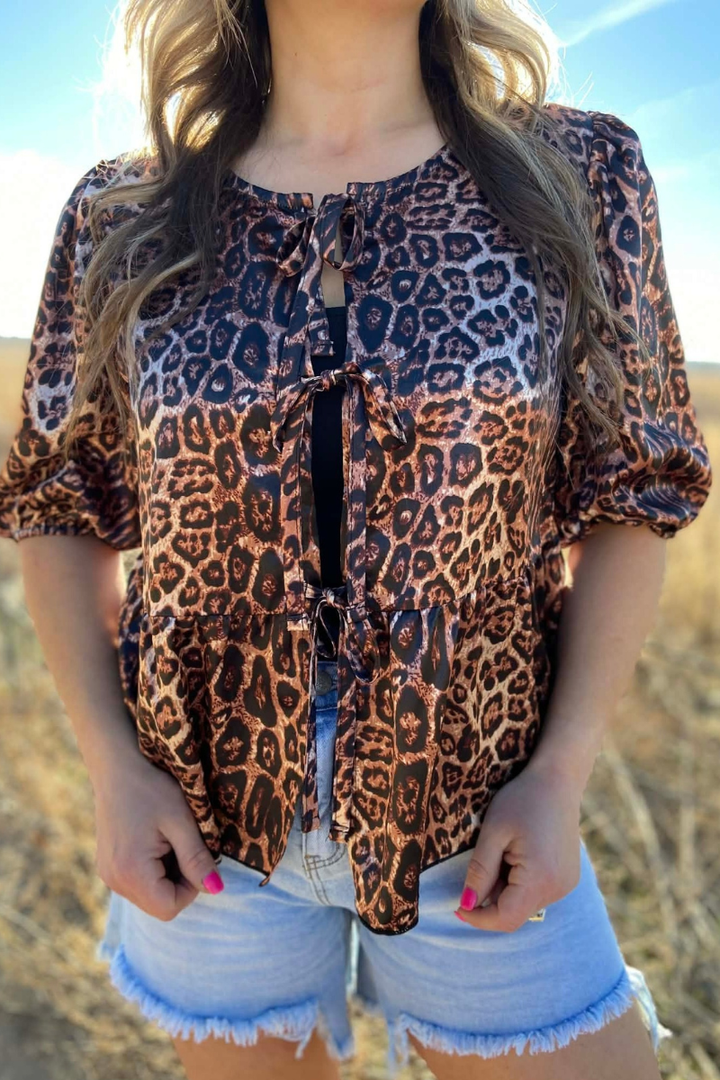 Hear Me Roar Tie Top