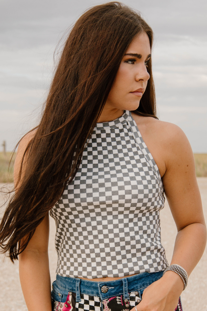 Check On Me Tank Top