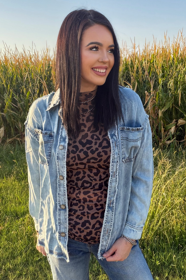 Wild Canyon Mesh Top