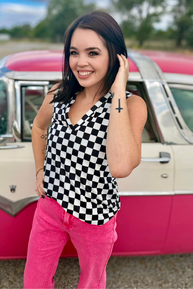 Outlaw Crop Jeans - Pink