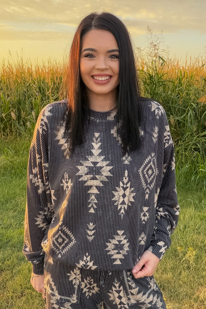 Frontier Trail Sweater Top