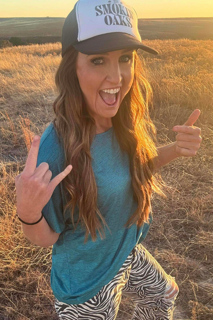 Fishin In The Dark - Heathered Turquoise