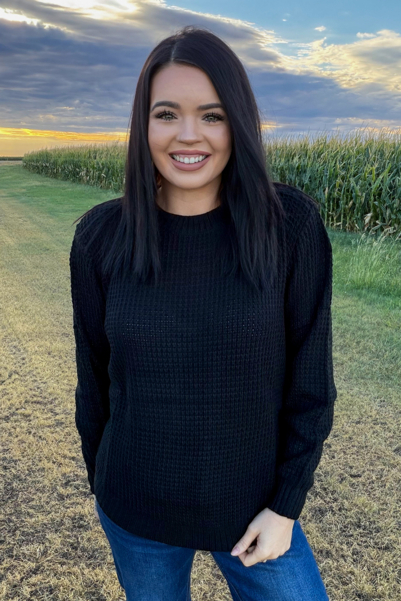 Sterling Staple Sweater - Black