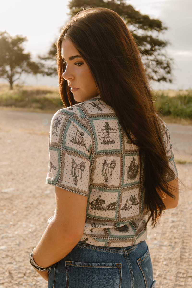 Western World Crew Neck Tee