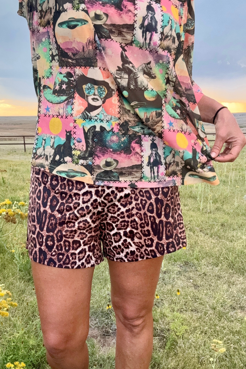 Kitty On The Prowl Shorts