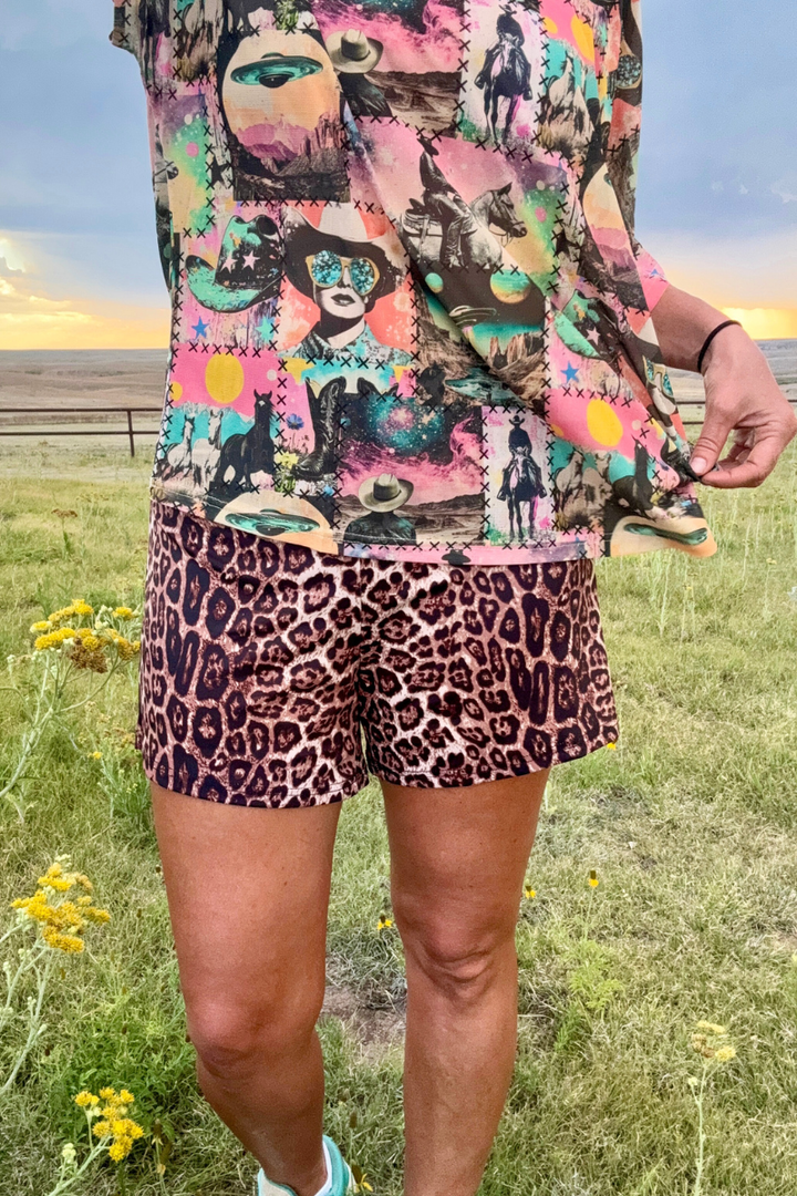Kitty On The Prowl Shorts