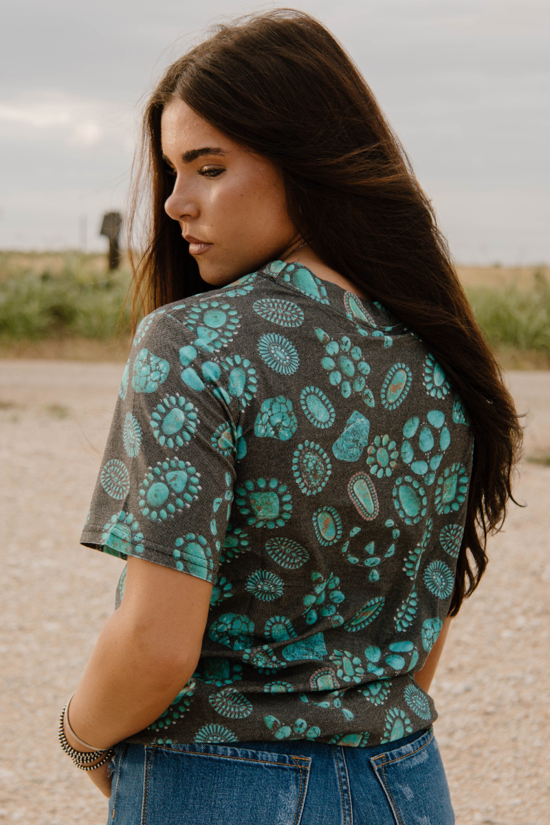 Forever In Turquoise Crew Neck Tee