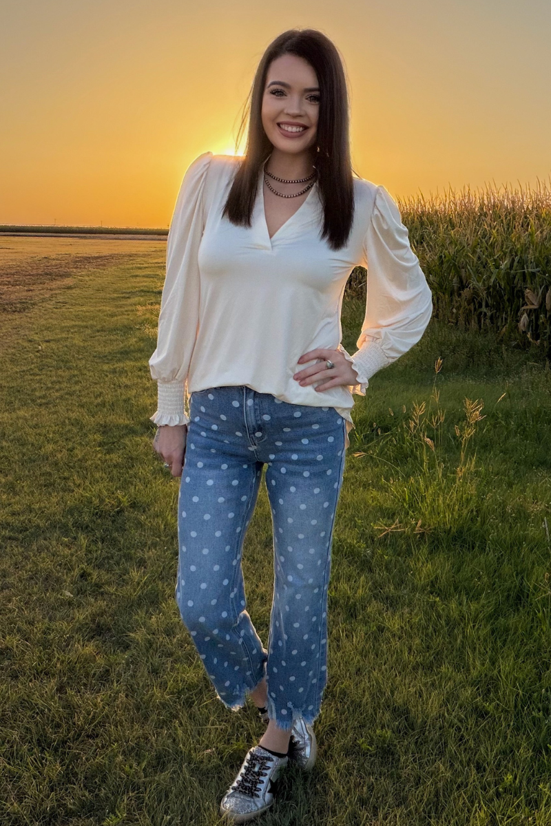 Dot Darling Jeans