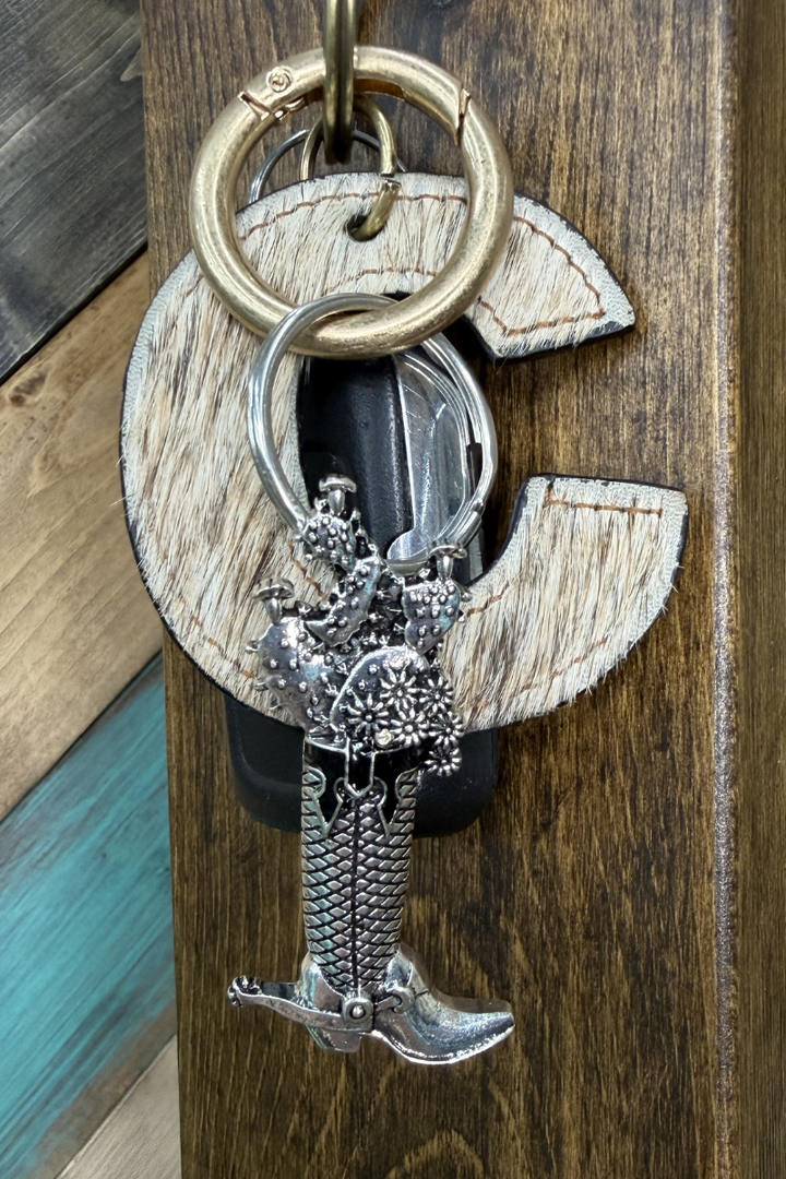 Boots & Blooms Pendant