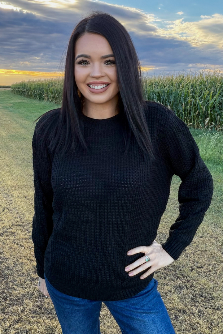 Sterling Staple Sweater - Black