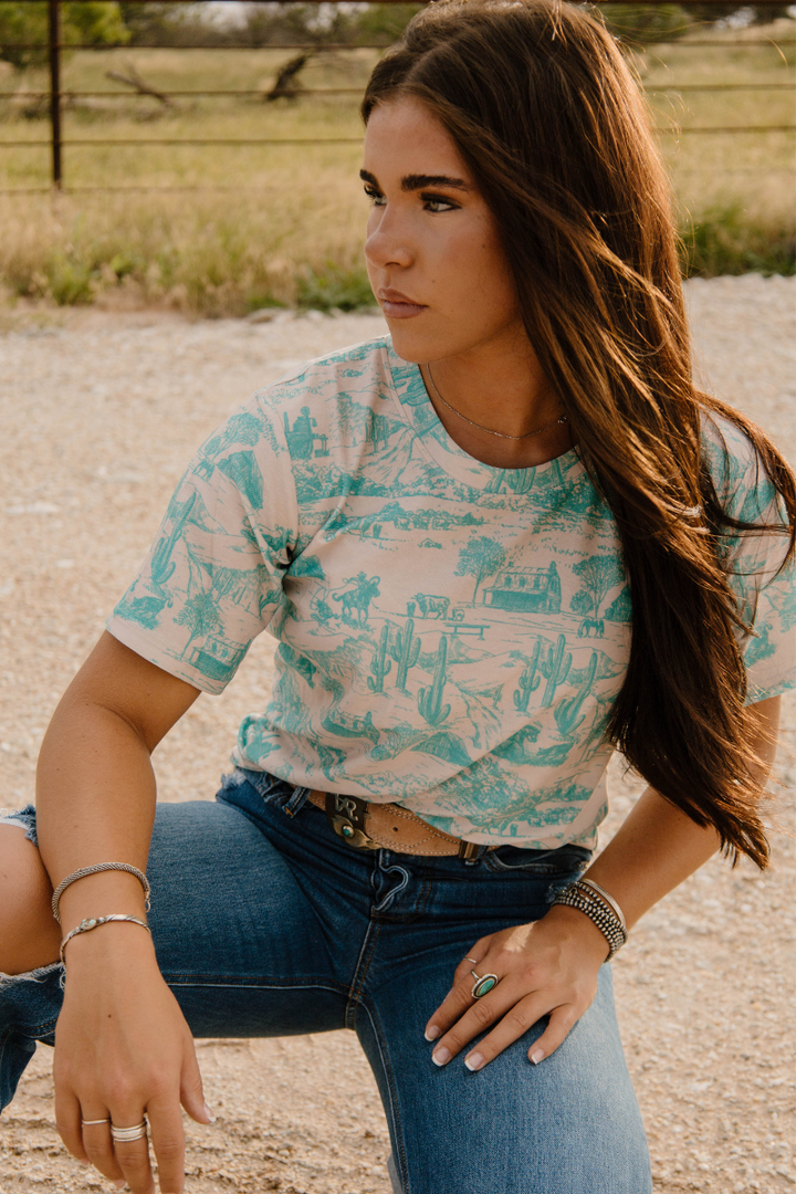 Small Town Crew Neck Tee