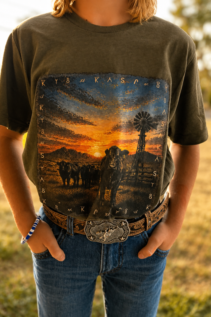 Mini Branded Sunsets Tee