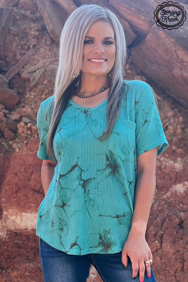 Turquoise Herd V-Neck