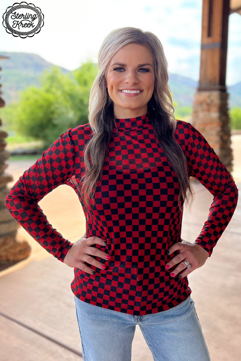 PEP RALLY MESH TOP - ORANGE - S