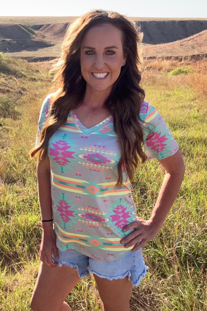 Aztec Daydream Top