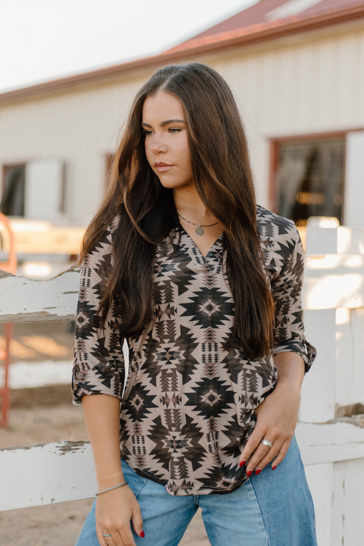 Aztec Shadow Top