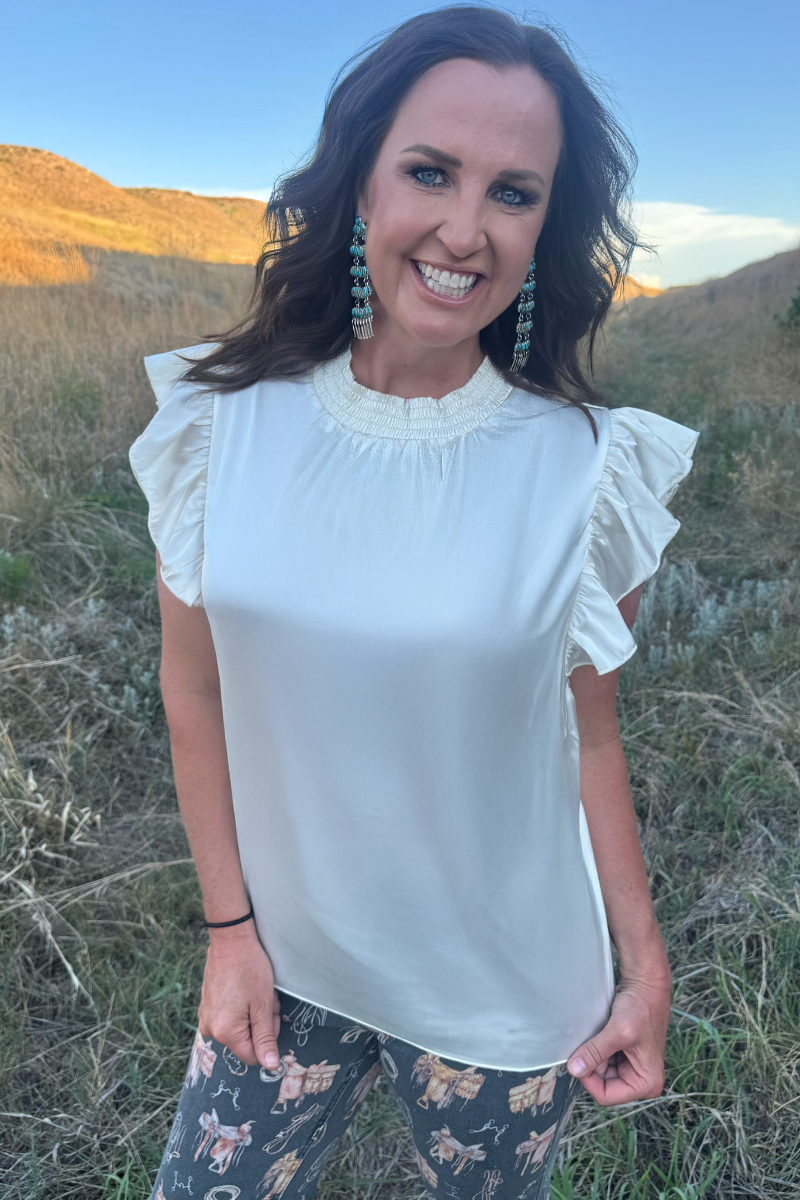 Babydoll Top Cream