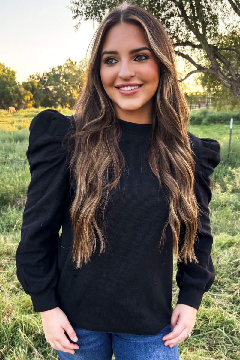 Ranch Road Top - Black