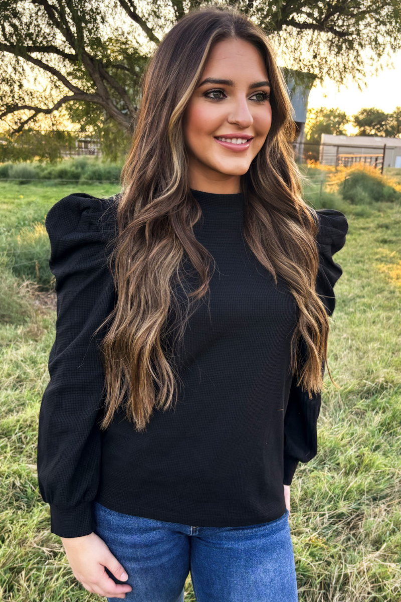 Ranch Road Top - Black