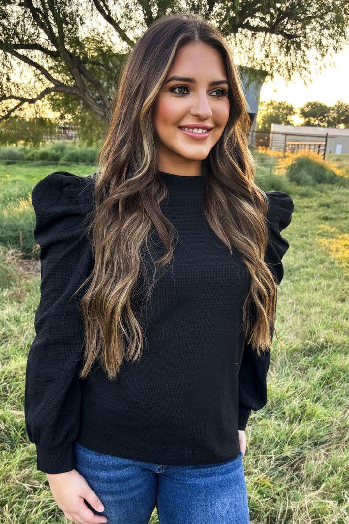 Ranch Road Top - Black