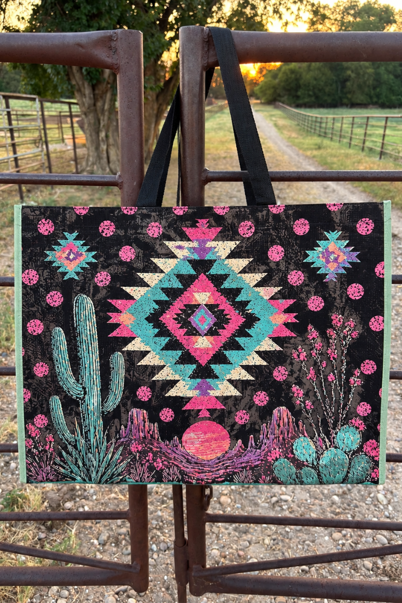 Boho Desert Large Tote