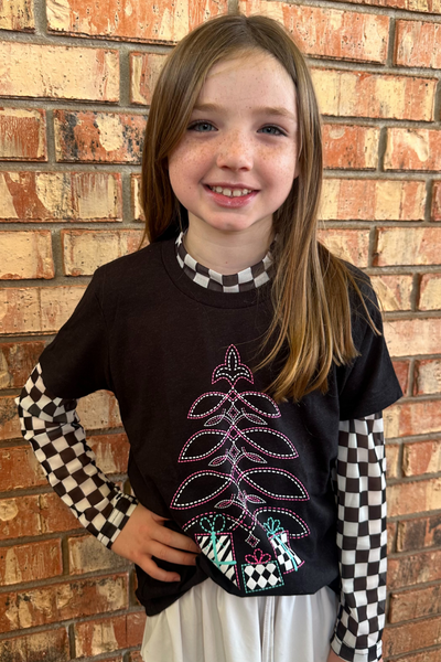 Mini Boot Scootin' Christmas Tee