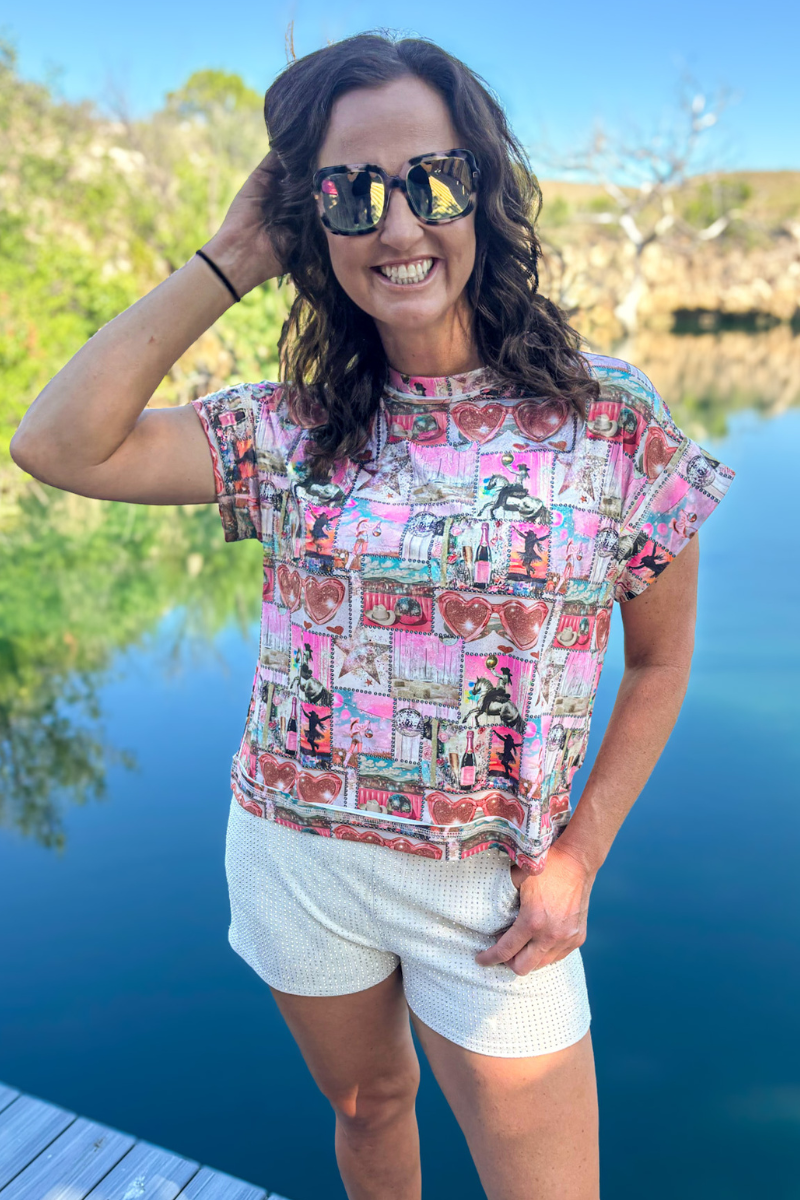 Glitter and Grit Top