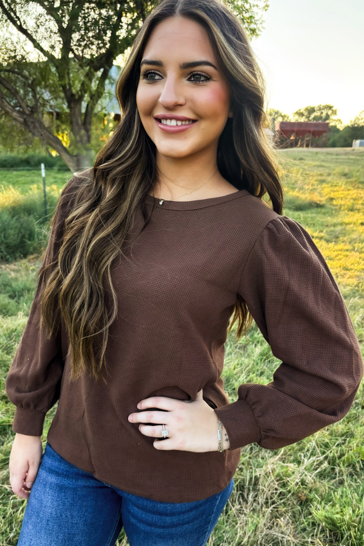 Prairie Classic Top - Brown