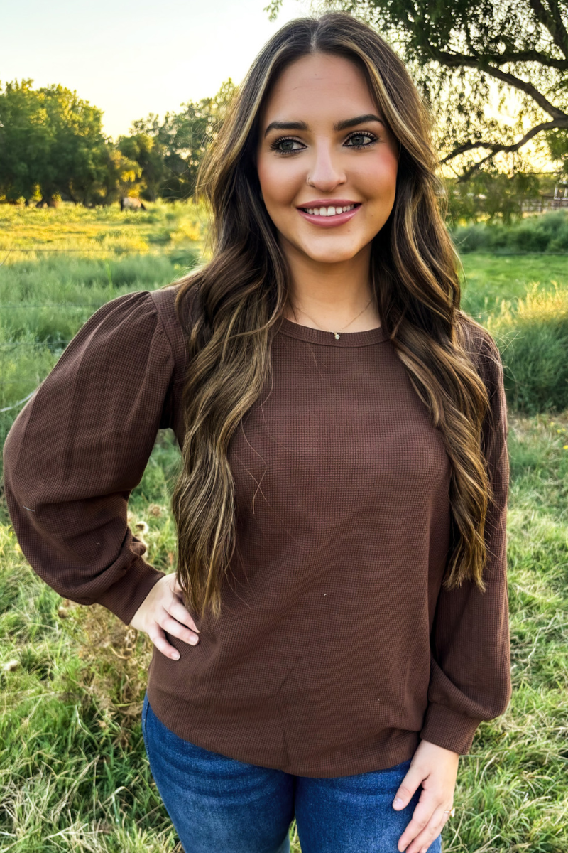 Prairie Classic Top - Brown