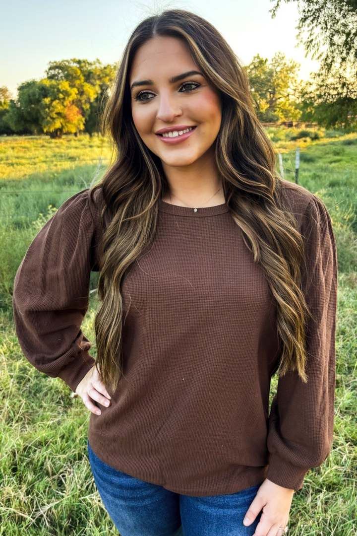 Prairie Classic Top - Brown