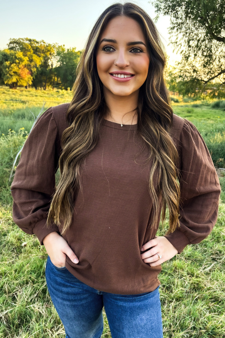 Prairie Classic Top - Brown
