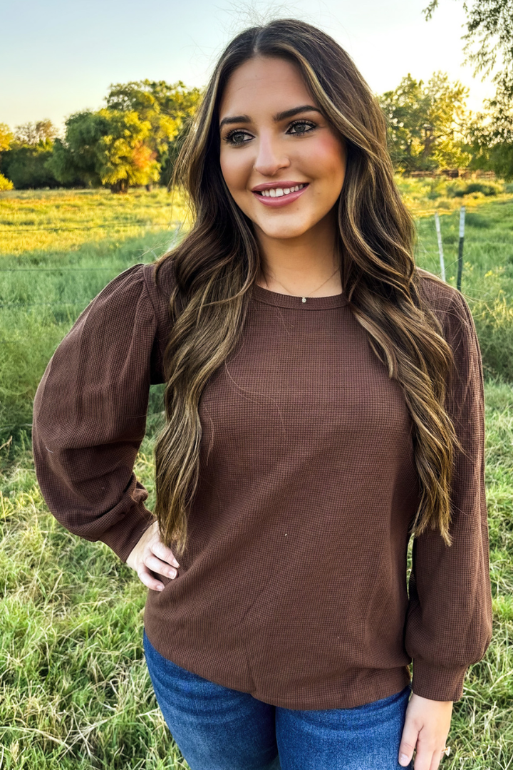 Prairie Classic Top - Brown
