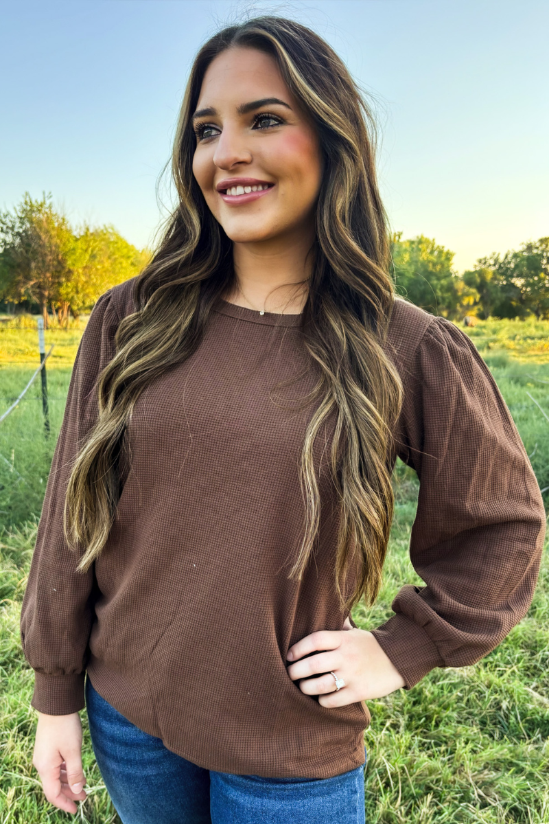 Prairie Classic Top - Brown