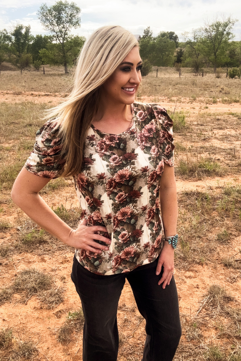 Cactus Bloom Top