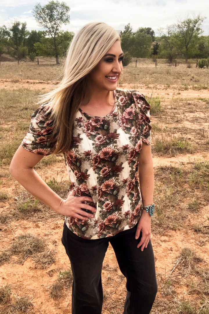 Cactus Bloom Top