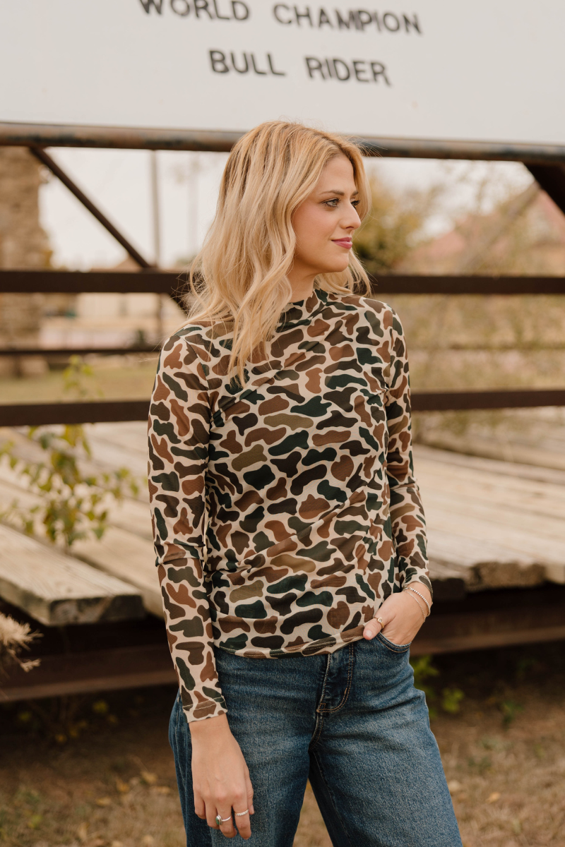 You Can't See Me Mesh Top