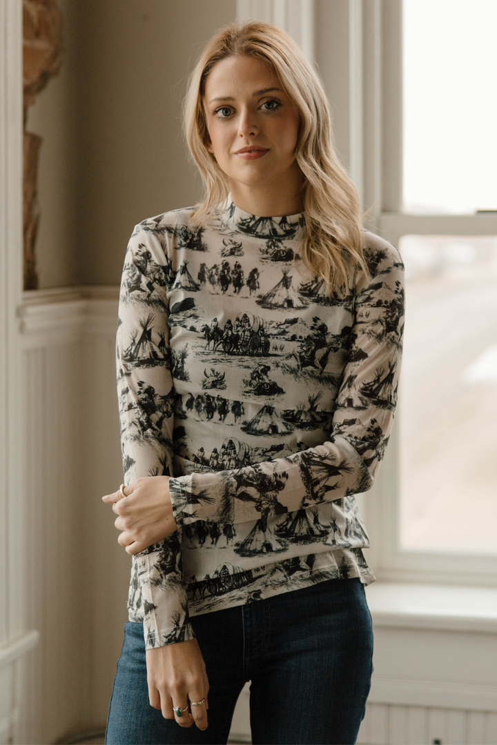 Spirit of The Plains Mesh Top