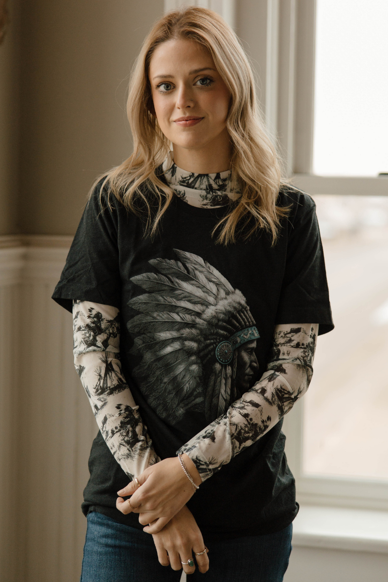 Spirit of The Plains Mesh Top