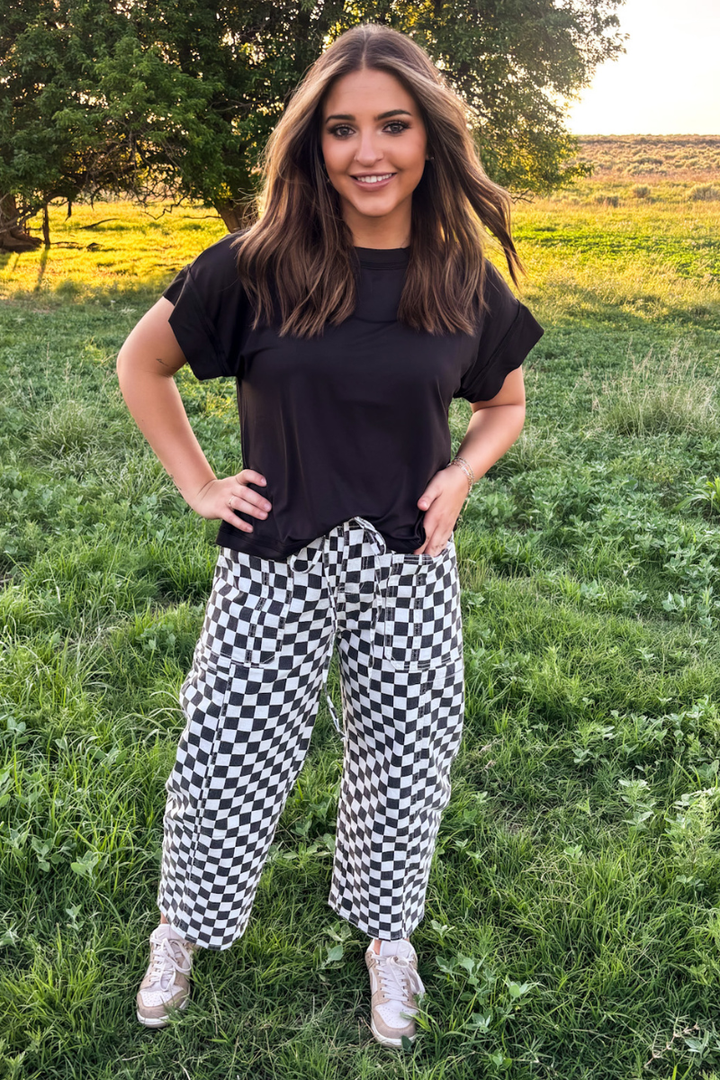 Sterling Staple Top - Black