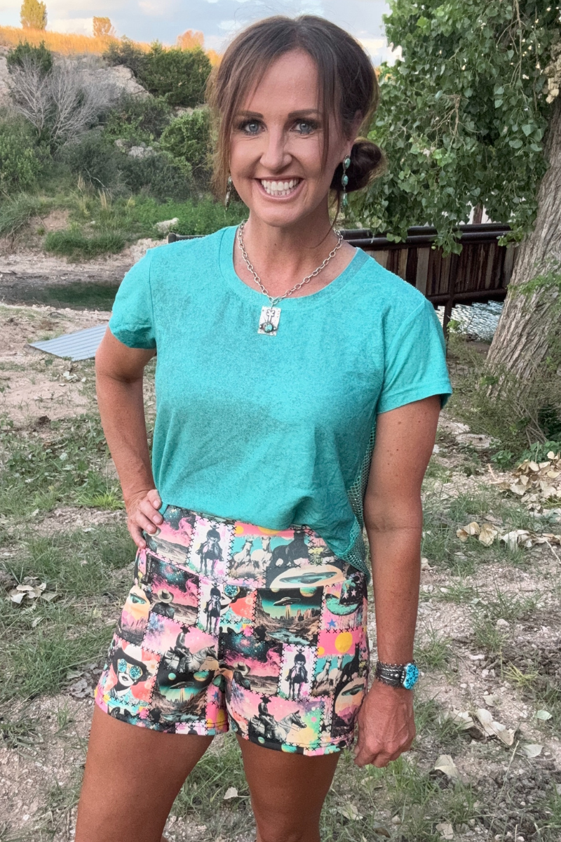Cosmic Cowgirl Shorts