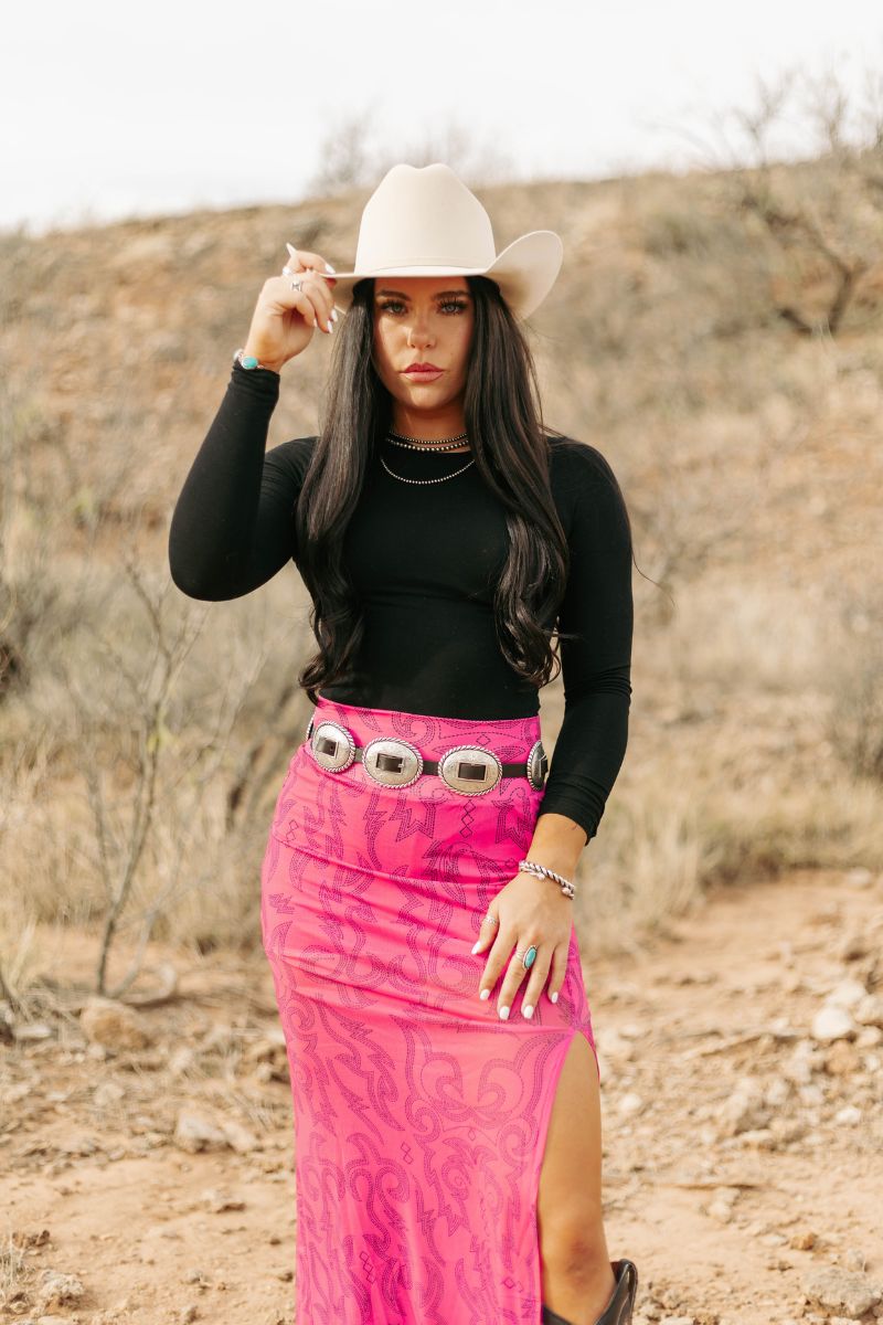 Cowgirls Like Us Slit Skirt