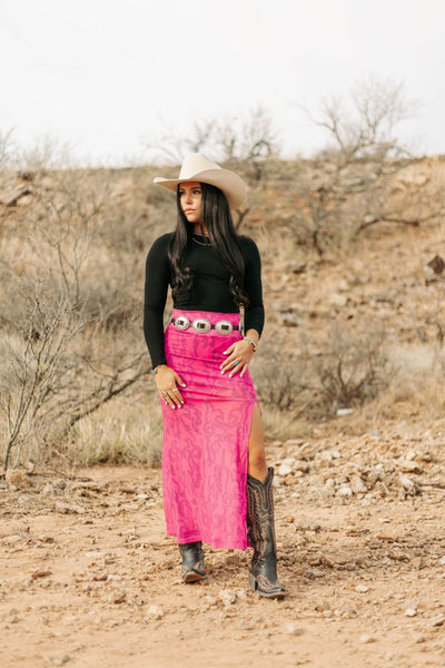 Cowgirls Like Us Slit Skirt