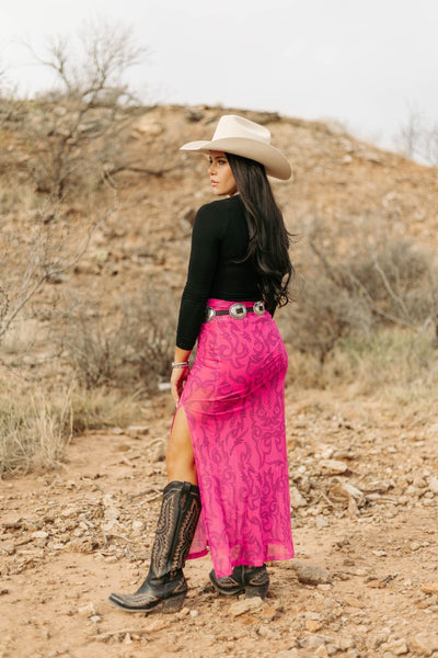 Cowgirls Like Us Slit Skirt