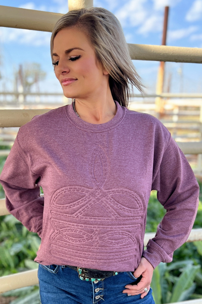 Gone Country Pullover Cranberry