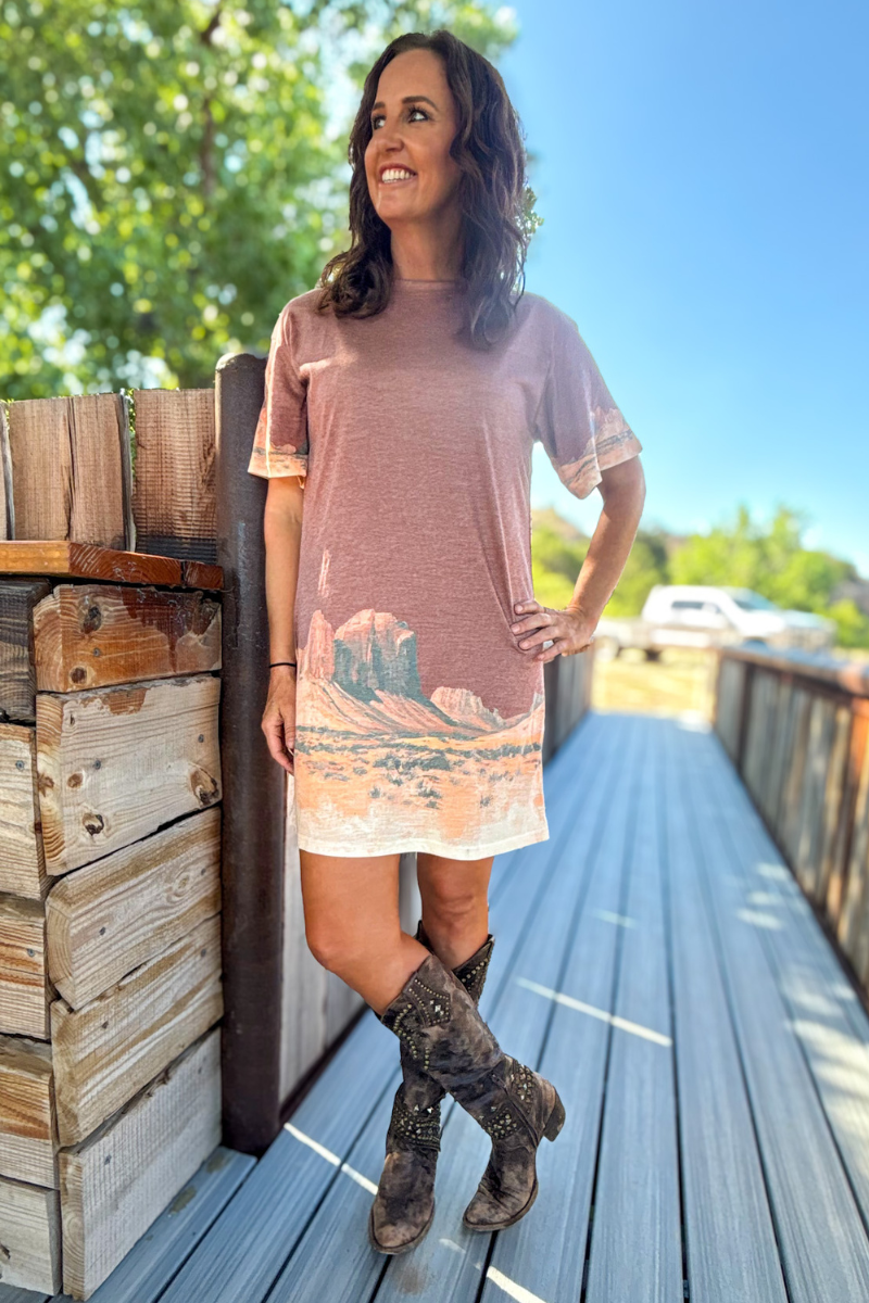 Desert Clay T-Shirt Dress