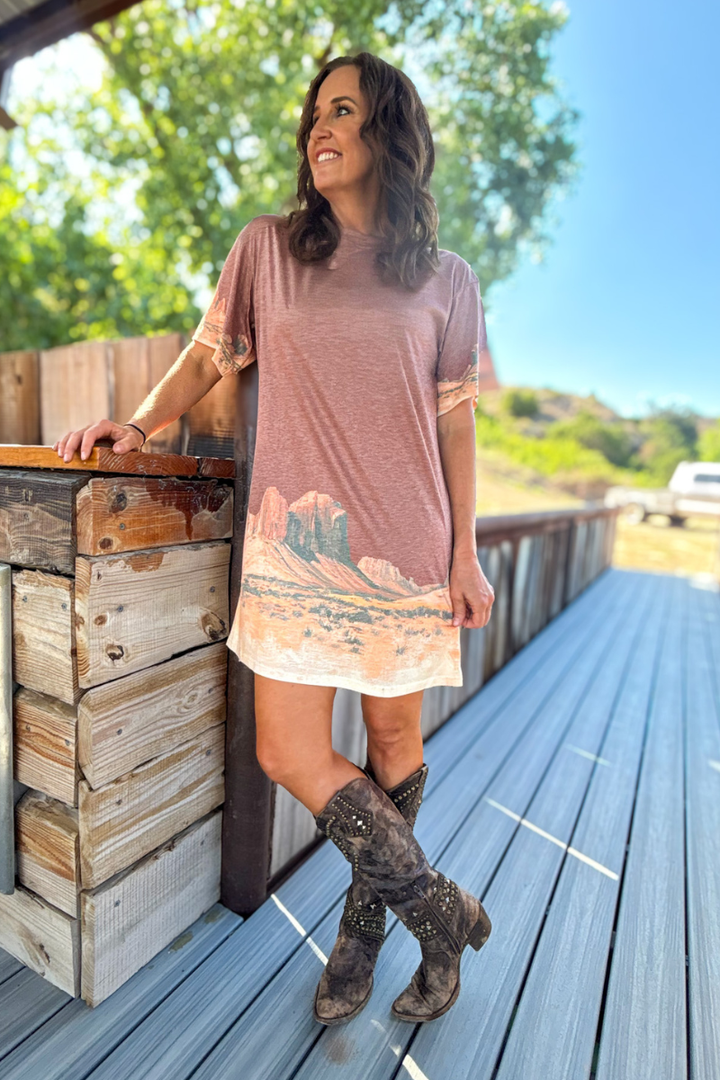 Desert Clay T-Shirt Dress