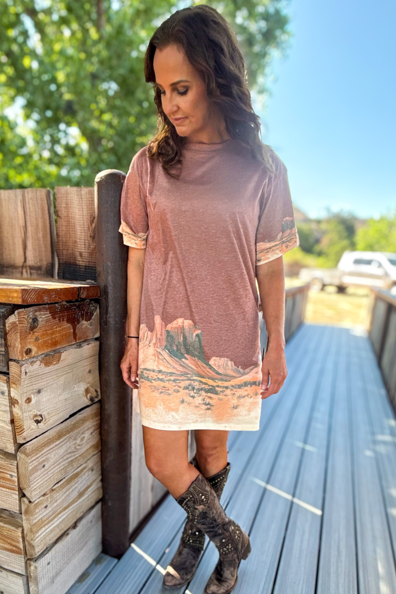 Desert Clay T-Shirt Dress
